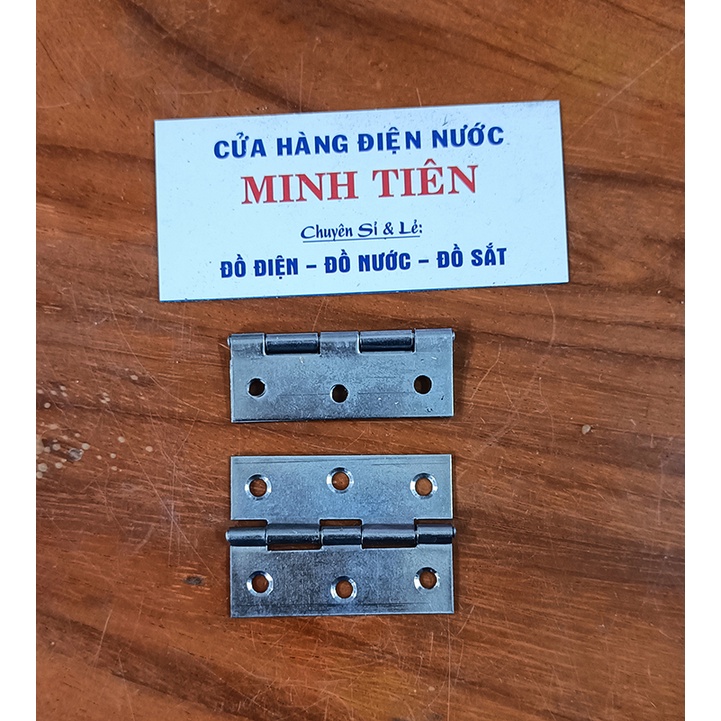 Bản lề lá Inox loại nhỏ với kích thước 4F, 5F, 6F, 7F, 10F