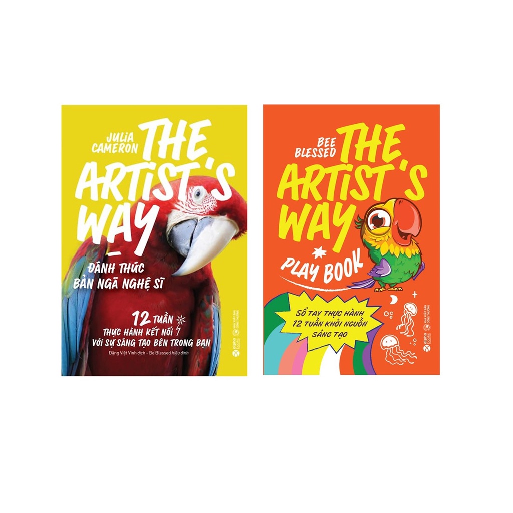 Sách - Combo 2 cuốn The Artist's Way: Đánh Thức Bản Ngã Nghệ Sĩ + Sổ Tay Thực Hành 12 Tuần Khơi Nguồn Sáng Tạo