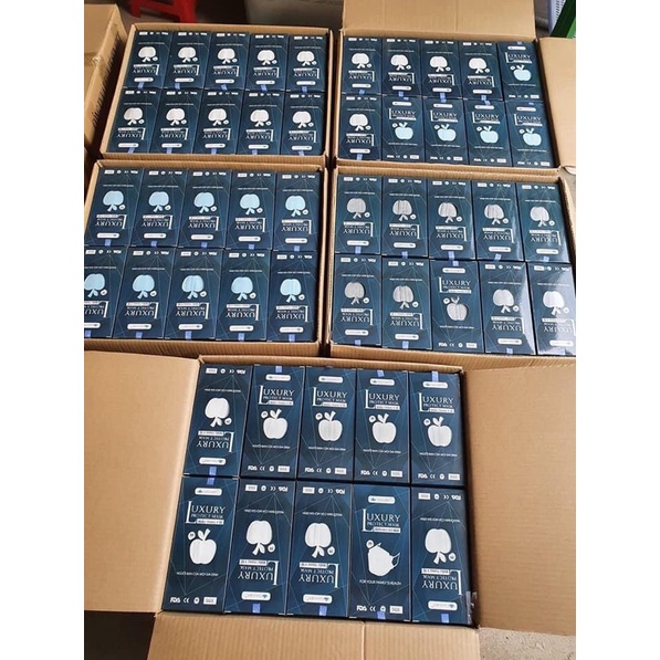 Khẩu trang y tế cao cấp LUXURY 4D Sen Việt ,1 hộp 30 cái, lọc bụi,kháng khuẩn ,có 3 màu.Xanh.Trắng.xám | BigBuy360 - bigbuy360.vn