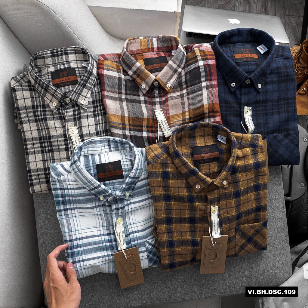 Aó sơ mi Flannel SCOT Vnxk 2212021 | BigBuy360 - bigbuy360.vn