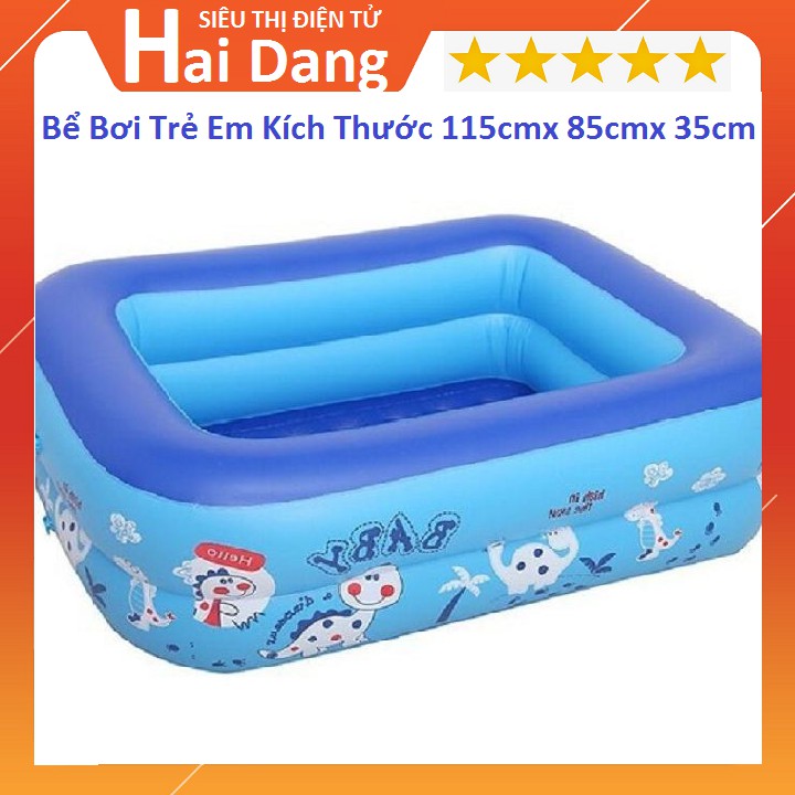 Bể Bơi 1m2 Kích Thước 115cmx85cmx35cm