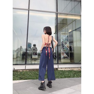 Quần linen ống rộng