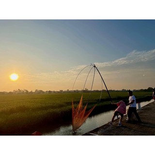 VÓ BẮT CÁ , TÔM , TÉP LOẠI DÙ VÀNG THÁI LAN  ĐỘ BỀN 5-10 NĂM ( 2M x 2M và 2,5M x 2,5M và 3M x 3M )