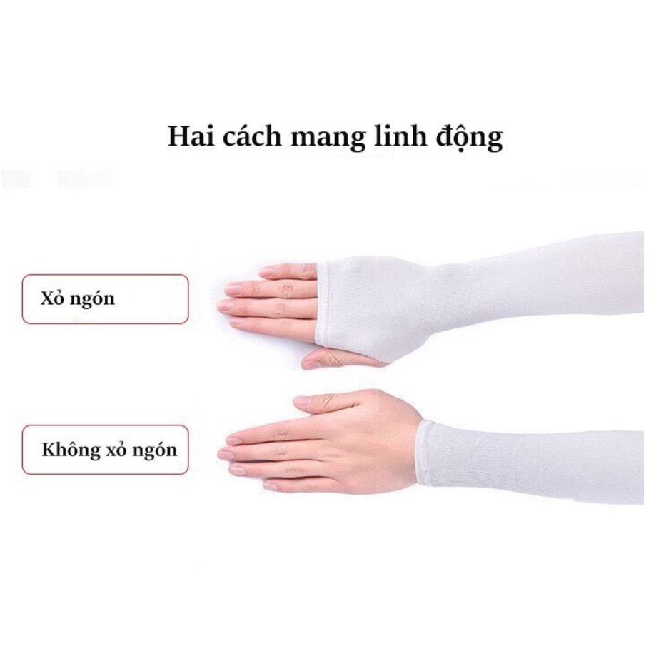 Găng Tay Chống Nắng Xỏ Ngón, Bao Tay Chơi Thể Thao Ngoài Trời, Đi Xe Máy, Chống Tia UV, Co Giãn, Dành Cho Nam Nữ