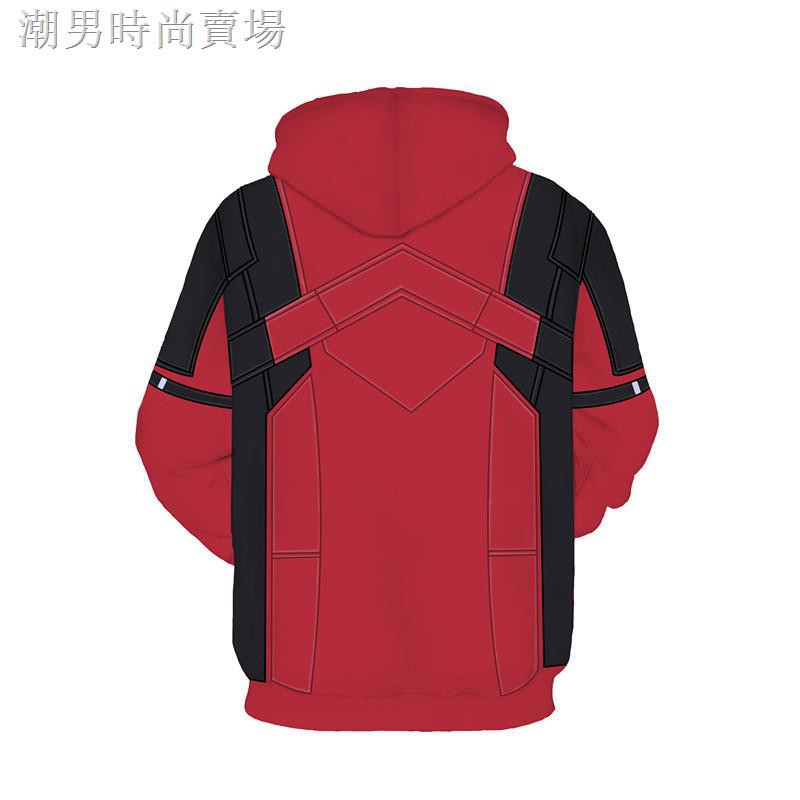 Marvel Áo Hoodie In Họa Tiết Deadpool 23d 3d Độc Đáo Cá Tính