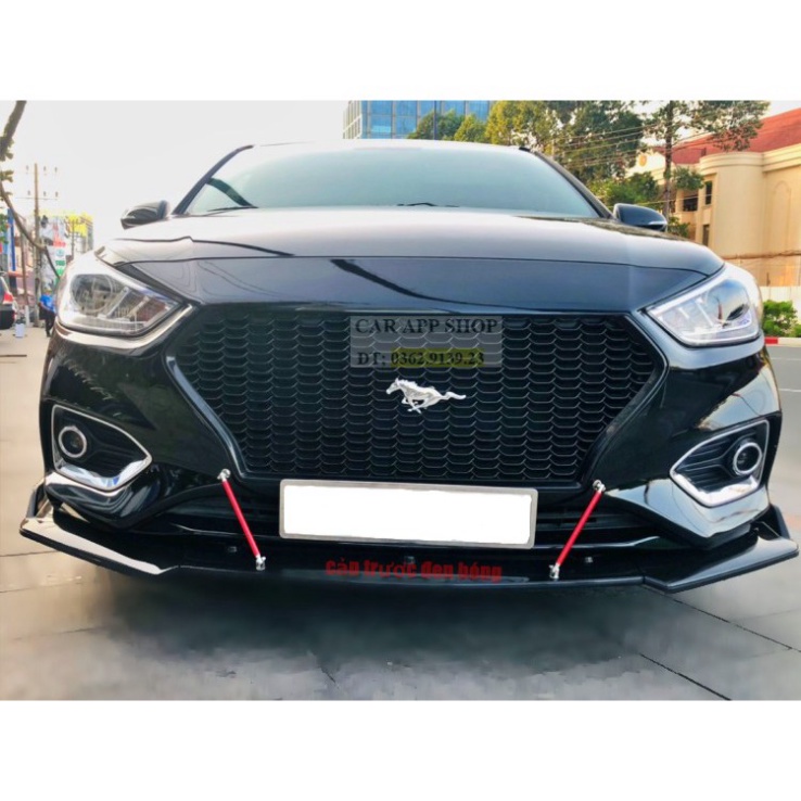 Cản trước thể thao 3 mảnh cho xe Huynhdai Accent 2020 Hàng Cao Cấp