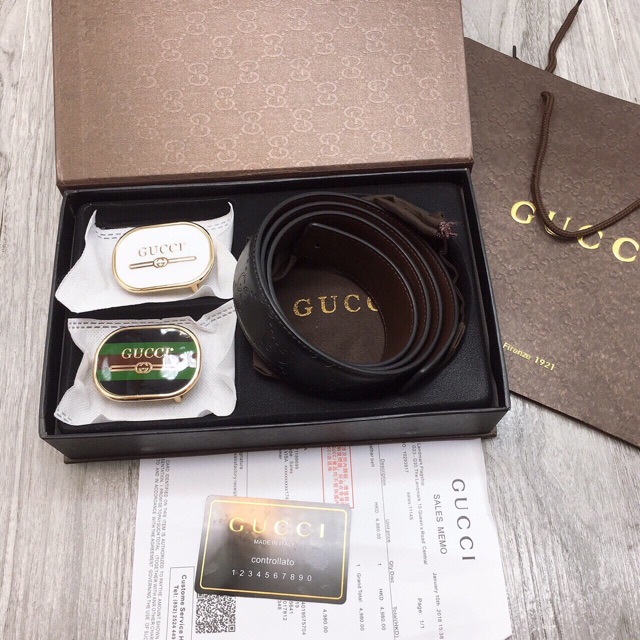 Set thắt lưng GC 2 mặt fullbox