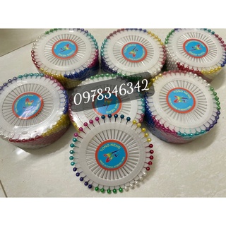 Đinh ghim 7 màu ( 1 vỉ = 40 kim)