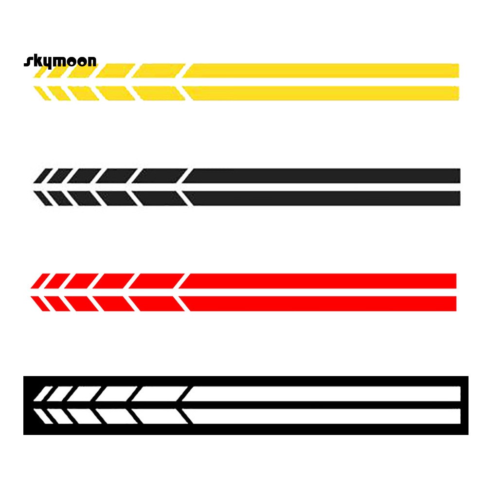 4 miếng dán trang trí cửa kính chiếu hậu xe hơi độc đáo