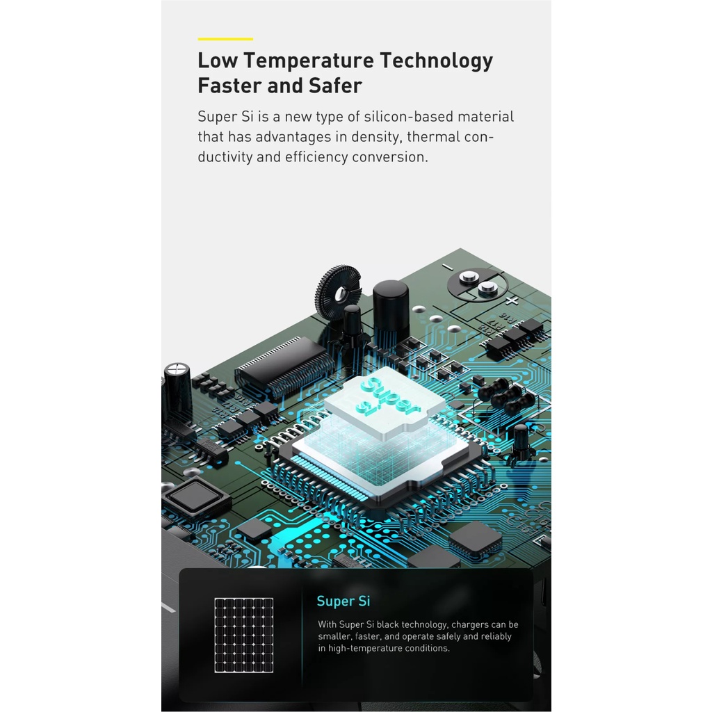 Bộ Sạc Nhanh Kèm Cáp Baseus Super Si Pro Quick Charger 1C 20W