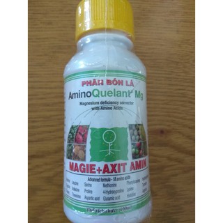 Phân bón lá Amino Quelant Mg cung cấp Magie hữu cơ cho cây, khắc phục bệnh vàng lá gân xanh 100ml