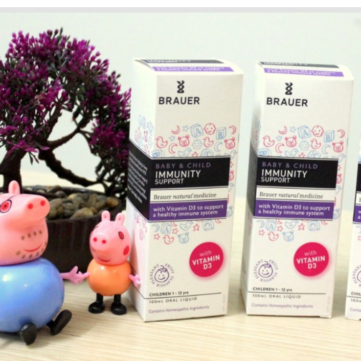 Tăng đề kháng Brauer Immunity Support cho bé