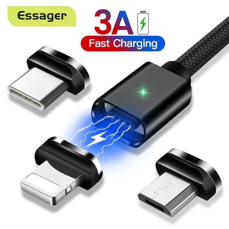 Cáp sạc nhanh ESSAGER Micro USB thích hợp cho iP Samsung