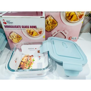 Thố thủy tinh chữ nhật 1040ml, hộp cơm thủy tinh