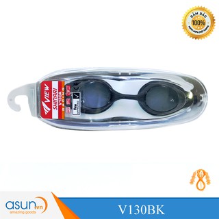 Kính Bơi Thi Đấu Chuyên Nghiệp Cam Kết Chính Hãng Nhật Bản V130 Màu Đen View V130BK