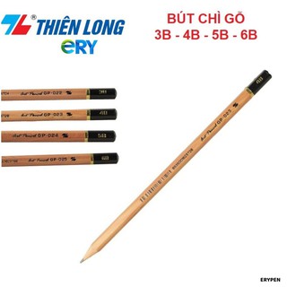 Bút chì gỗ mỹ thuật 3b 4b 5b 6b