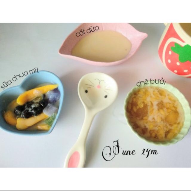 Chén ăn dặm lúa mạch nhiều hình