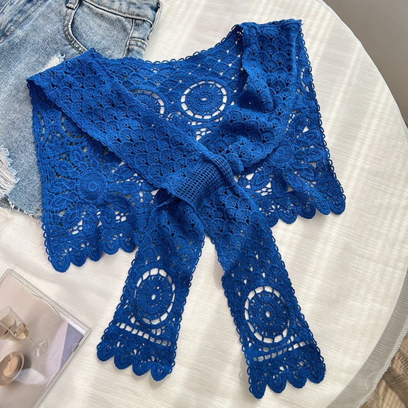 Khăn Choàng Cổ Và Khăn Choàng Ren Thêu Móc Thời Trang Nữ