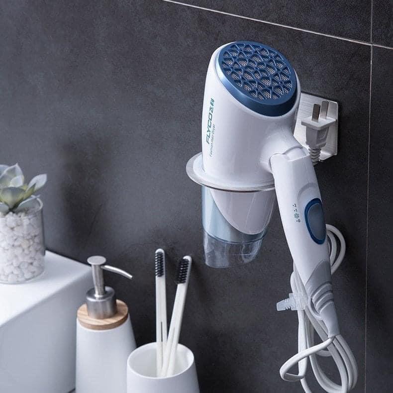 Giá để máy sây tóc Inox 304 dán 3M siêu chắc