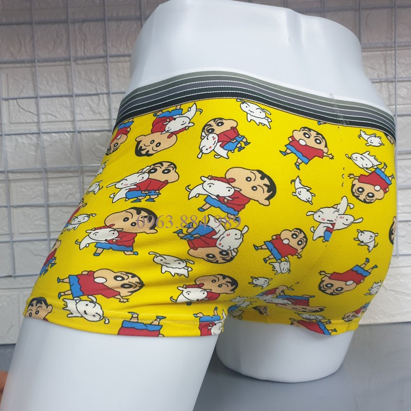 Quần lót nam CUTE.01 chất thun co dãn in hình trẻ trung cho anh em - Ảnh, video shop làm