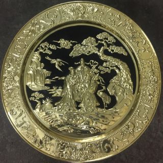 Mâm đồng thúc chạm Tam Đa