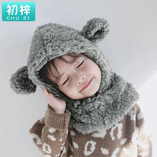Mũ lông gấu cả đầu cổ