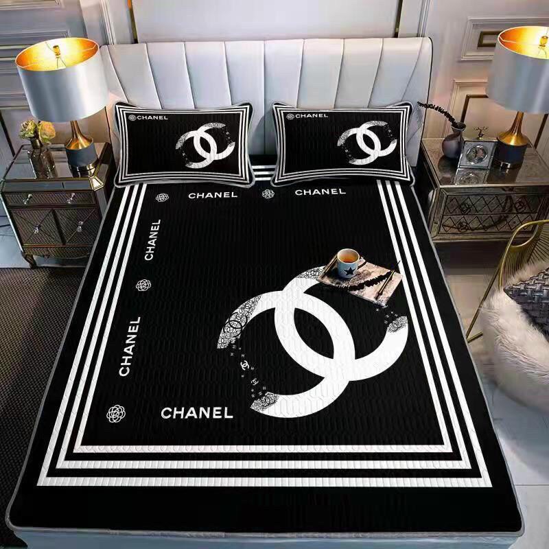 Chiếu điều hòa cao su non in thương hiệu, chiếu cao su non cao cấp tặng kèm 2 vỏ gối kèm túi zip tiện lợi