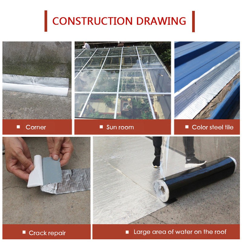 Rộng 5CM/10CMx5Mét Băng Keo Siêu Dính Đa Năng, Keo dán chống thấm,chống nhiệt cho tường