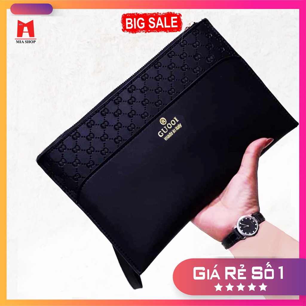 Ví Cầm Tay Nam Nữ Bản To Kẹp Nách Đựng Vừa Điện Thoại Unisex BTVGC4 MIA SHOP 1994