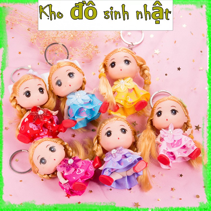 [♥TặngQuà♥] Túi 12 búp bê Chibi móc khóa 12Cm, - Trang trí bánh kem, trang trí bánh Gato, trang trí bánh sinh nhật, tran