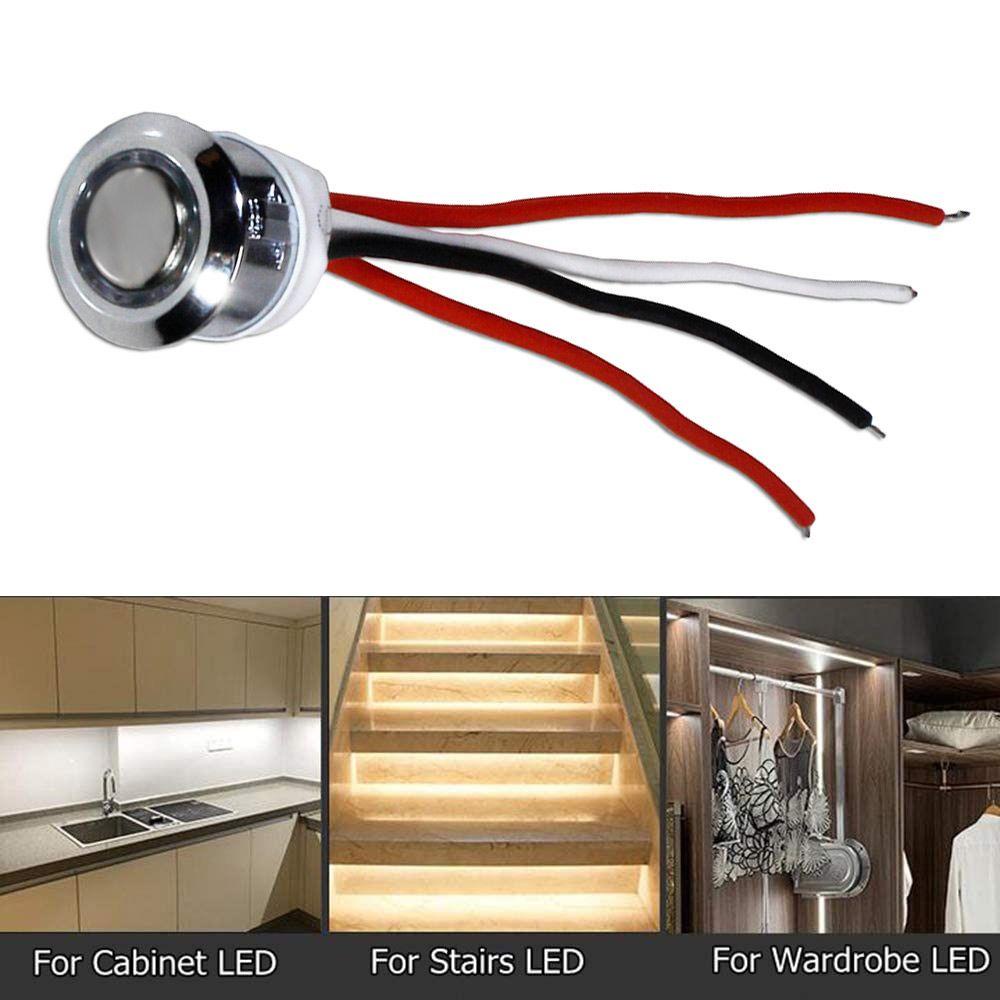 Nút Công Tắc Đèn LED Cảm Ứng Chuyên Dụng Cho Tủ Quần Áo