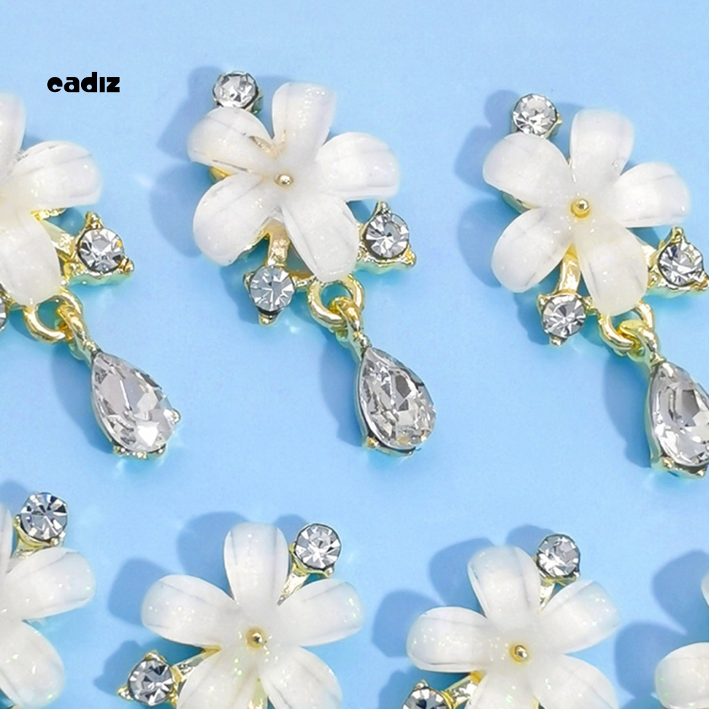 Phụ Kiện Đính Đá 3D Bằng Hợp Kim Không Phai Dùng Trang Trí Móng Tay