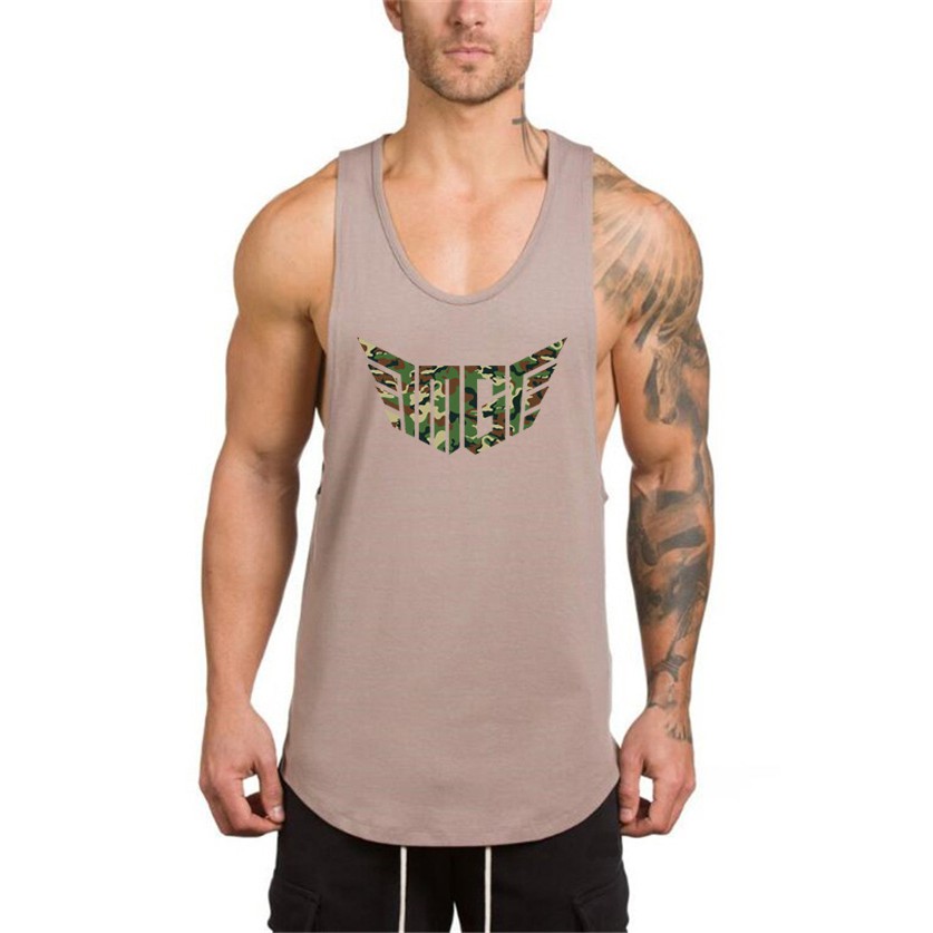 Áo sát nách cotton dáng rộng cho nam