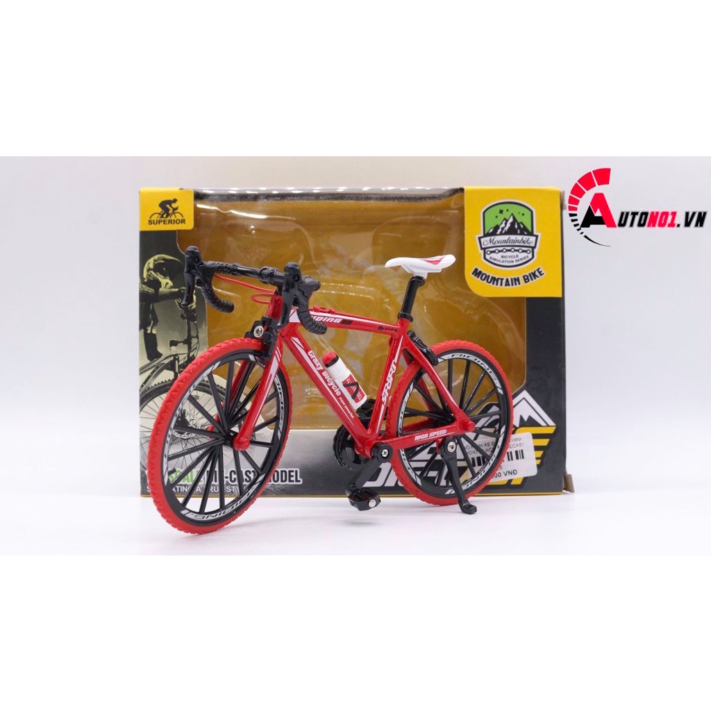 MÔ HÌNH XE ĐẠP ĐỊA HÌNH SPORT RED 1:8 DIECAST MODEL 7746