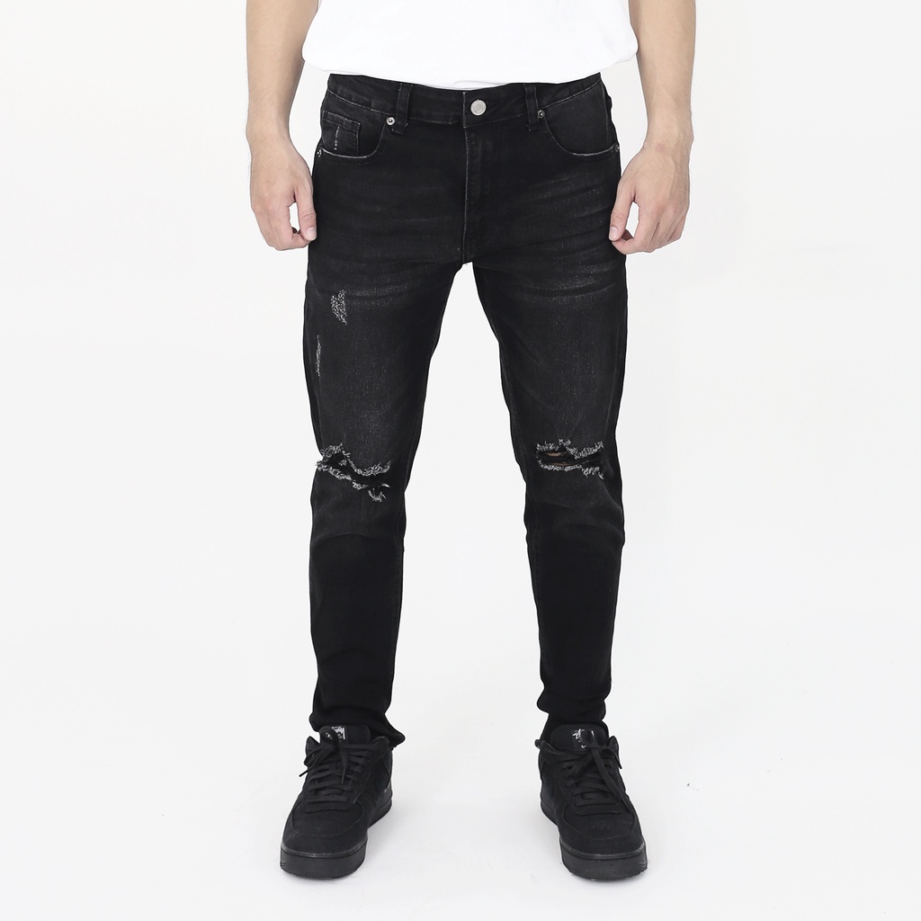 Quần NOWSAIGON Distressed Stretch Skinny Jeans - Local Brand Chính Hãng