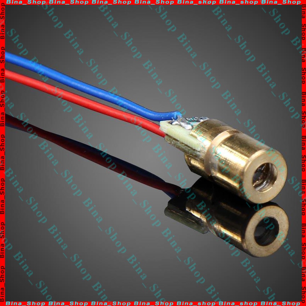 Đèn Laze tia sáng đỏ 4.5V/5V 650nm Đầu phát tia Laser 5mw