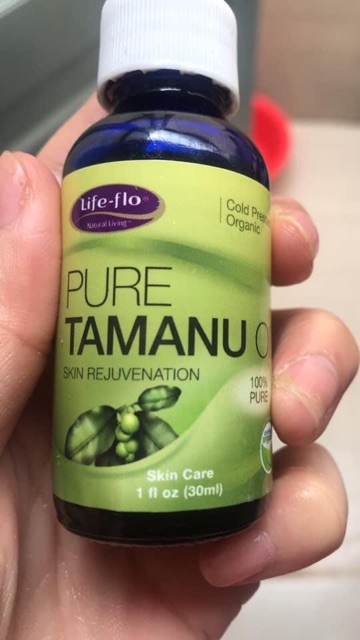 Tinh dầu ngăn ngừa và giảm sẹo thâm mụn dầu mù u Tamanu life flo pro pure oil (tamanu oil)