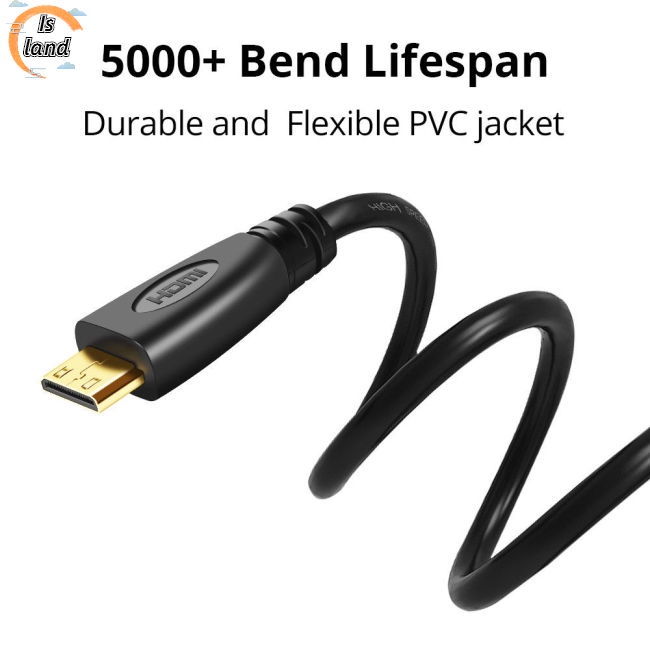 Dây Cáp Chuyển Đổi Mini 4k Hdmi Sang Hdmi Tốc Độ Cao
