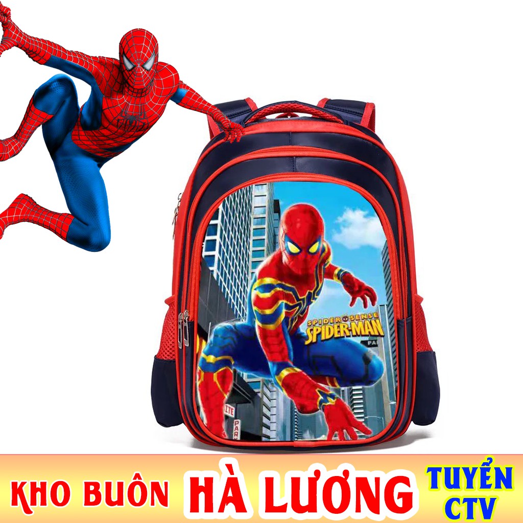 E6 Balo hình 3D người nhện lớp 1-6