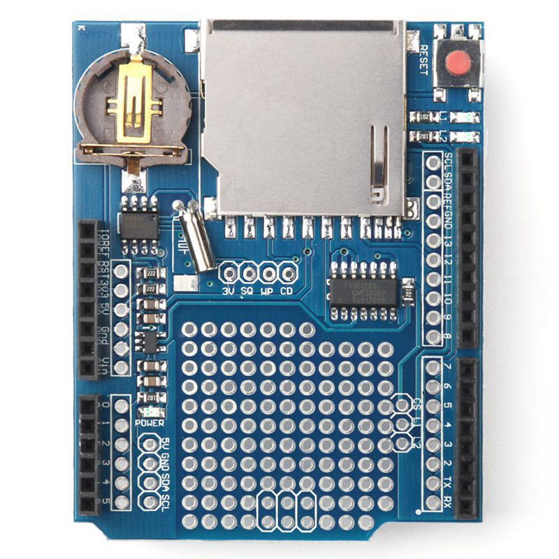 Linh Kiện Điện Tử Xd-204 Cho Arduino Uno Sd Card Xd204 Data Logging Shield Fz60