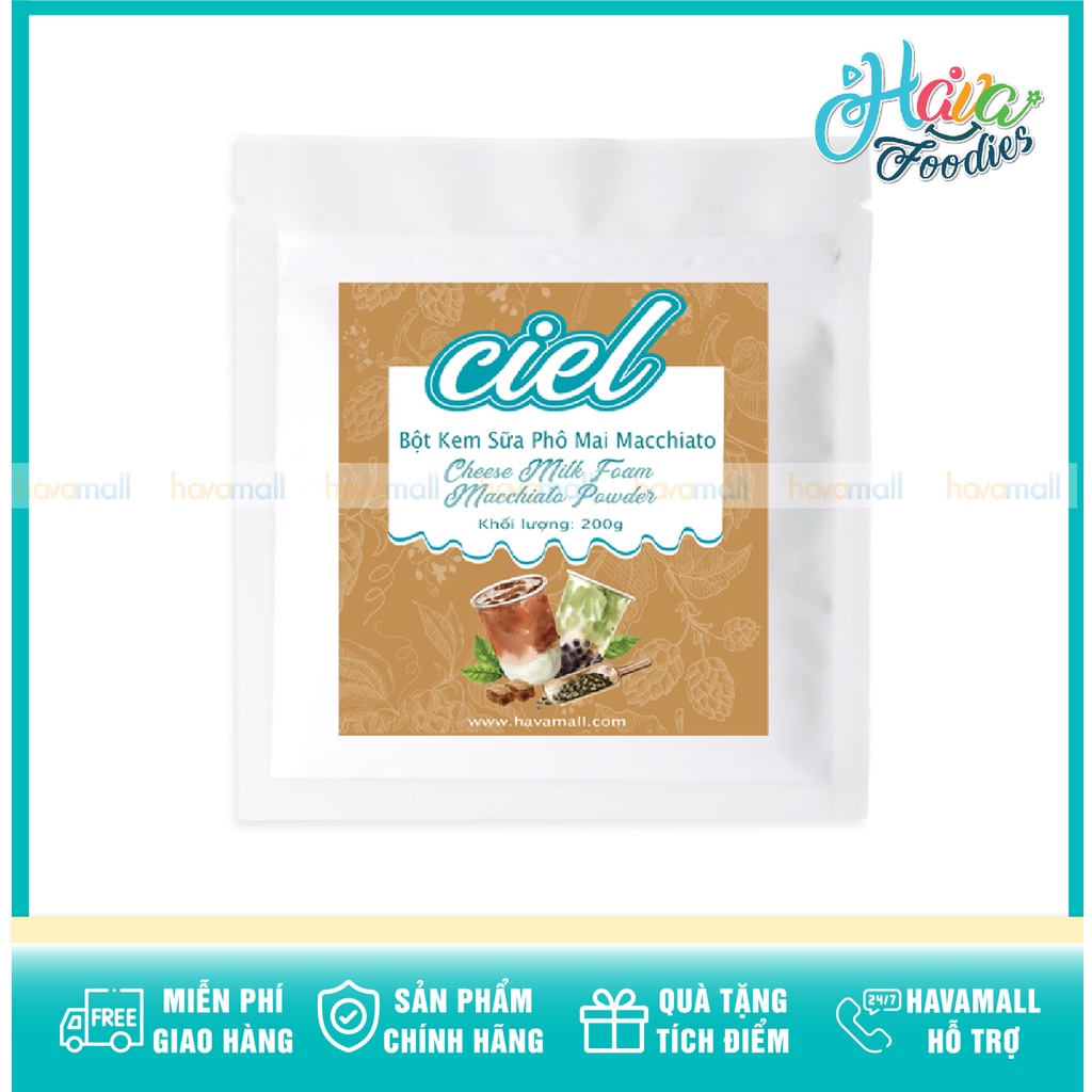 Bột Kem Sữa Phô Mai Macchiato Ciel Túi 200gr