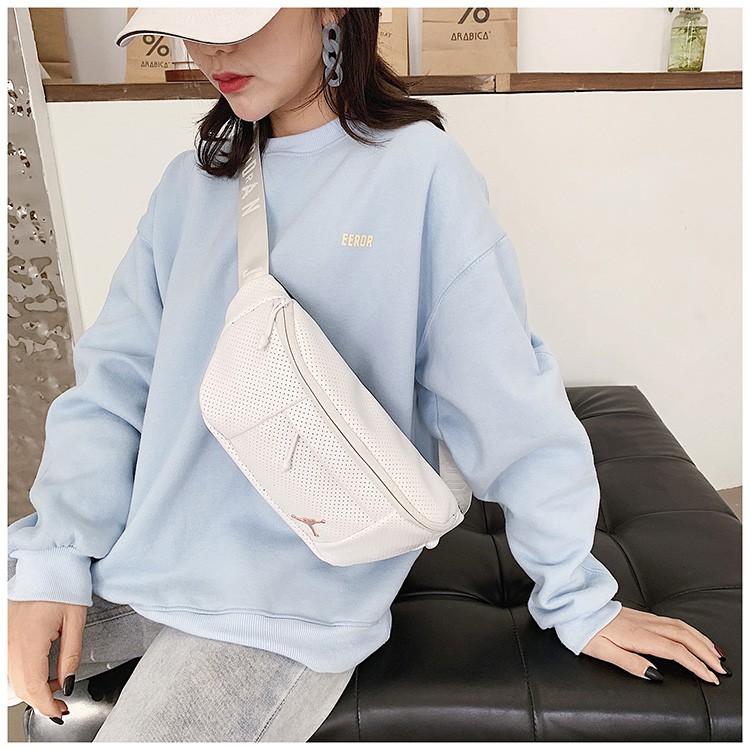 Túi đeo chéo bao tử ZADA chất liệu da pu chống nước phong cách ulzzang
