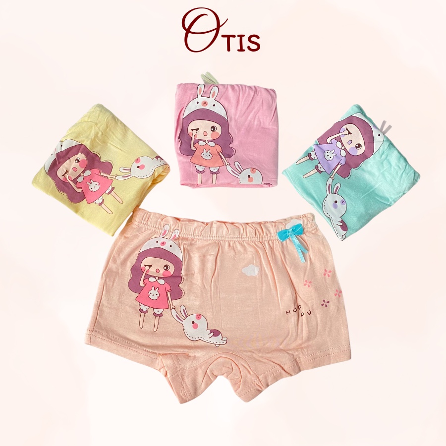 Quần Đùi Trẻ Em Cotton Co Dãn Thoải Mái Họa Tiết Siêu Xinh OTIS Ngẫu Nhiên