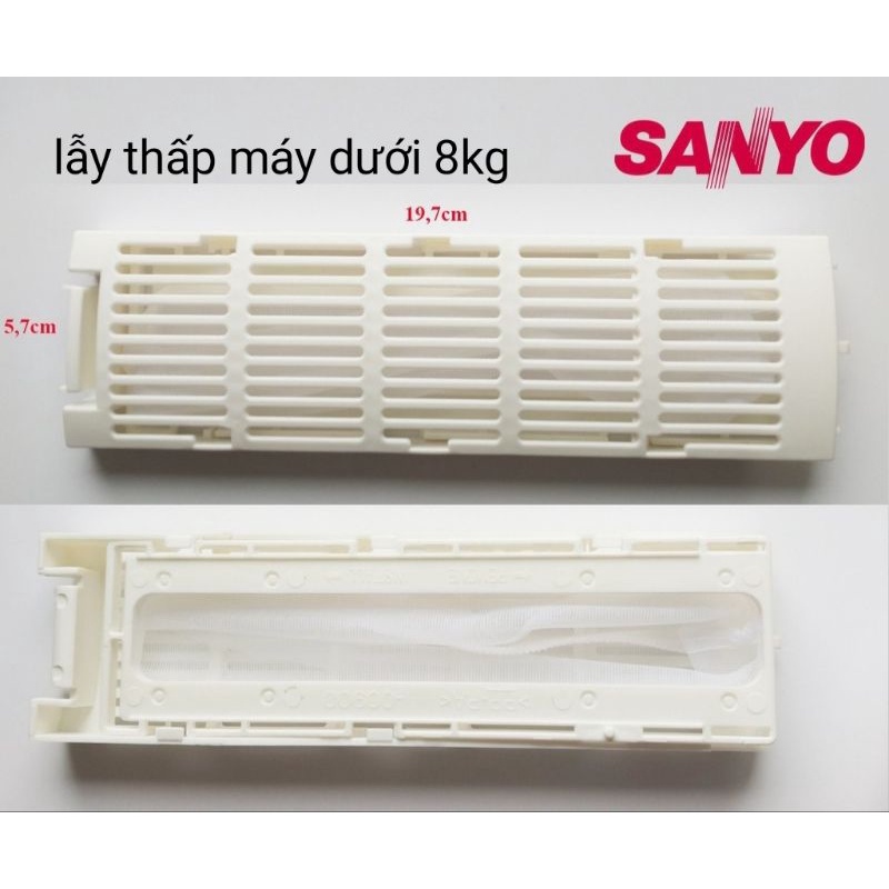 túi lọc rác máy giặt Sanyo Aqua cho máy dưới 8kg lưới lọc rác máy giặt Sanyo Aqua