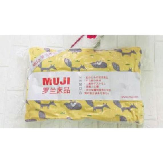 [TẶNG QUÀ 0Đ] Gối Muji trẻ em xuất nhật