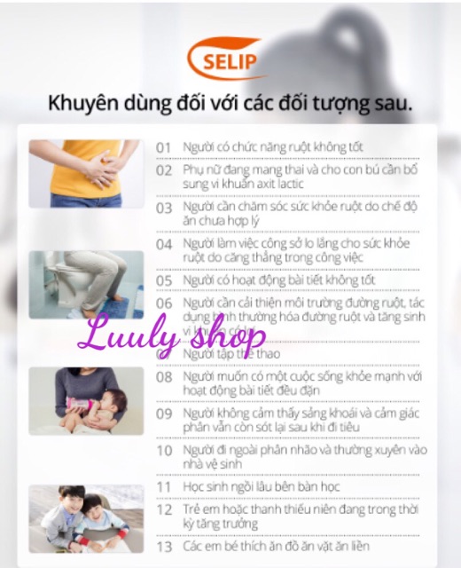 Men vi sinh Selip Hàn Quốc