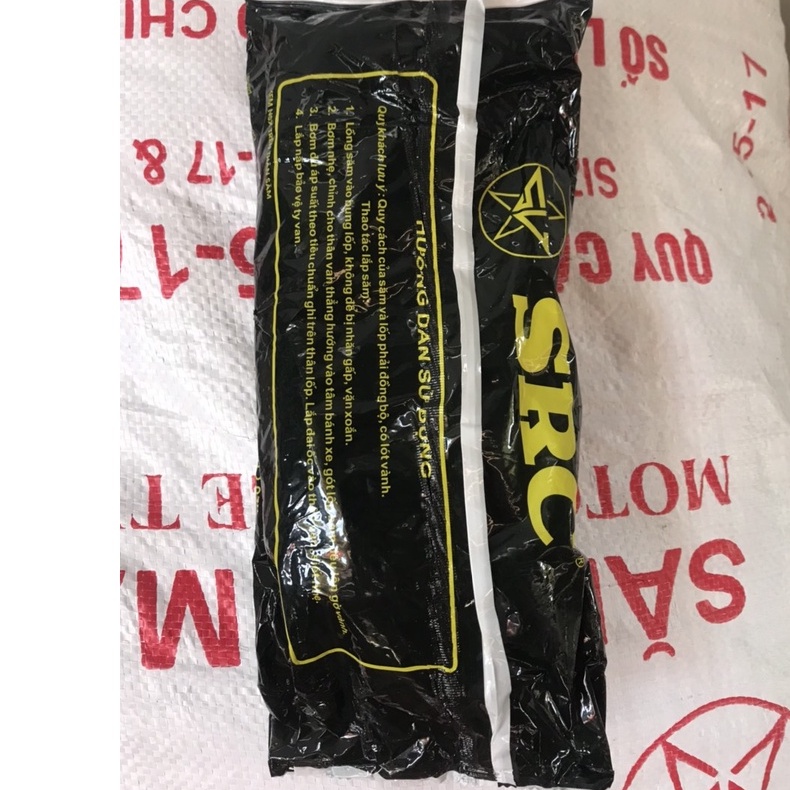 Ruột săm xe máy 275-17 Sao Vàng SRC Chính hãng - Mẫu mới nhất