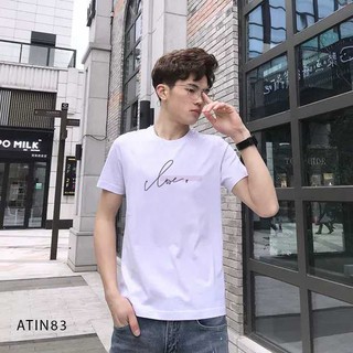 [ÁO HOT HIT]ÁO THUN NAM NỮ IN HỌA TIẾT CHỮ CÁCH ĐIỆU MỀM MẠI ĐỦ MÀU ĐỦ SIZE - ATIN83
