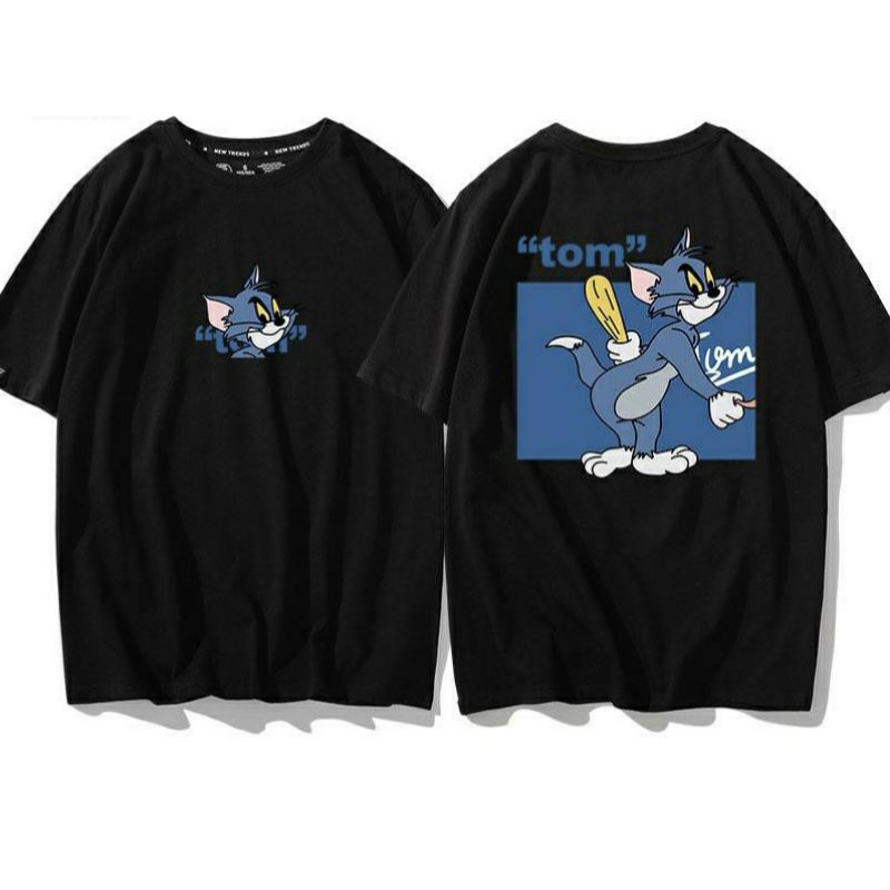 Áo thun tay lỡ Unisex Mèo chuột