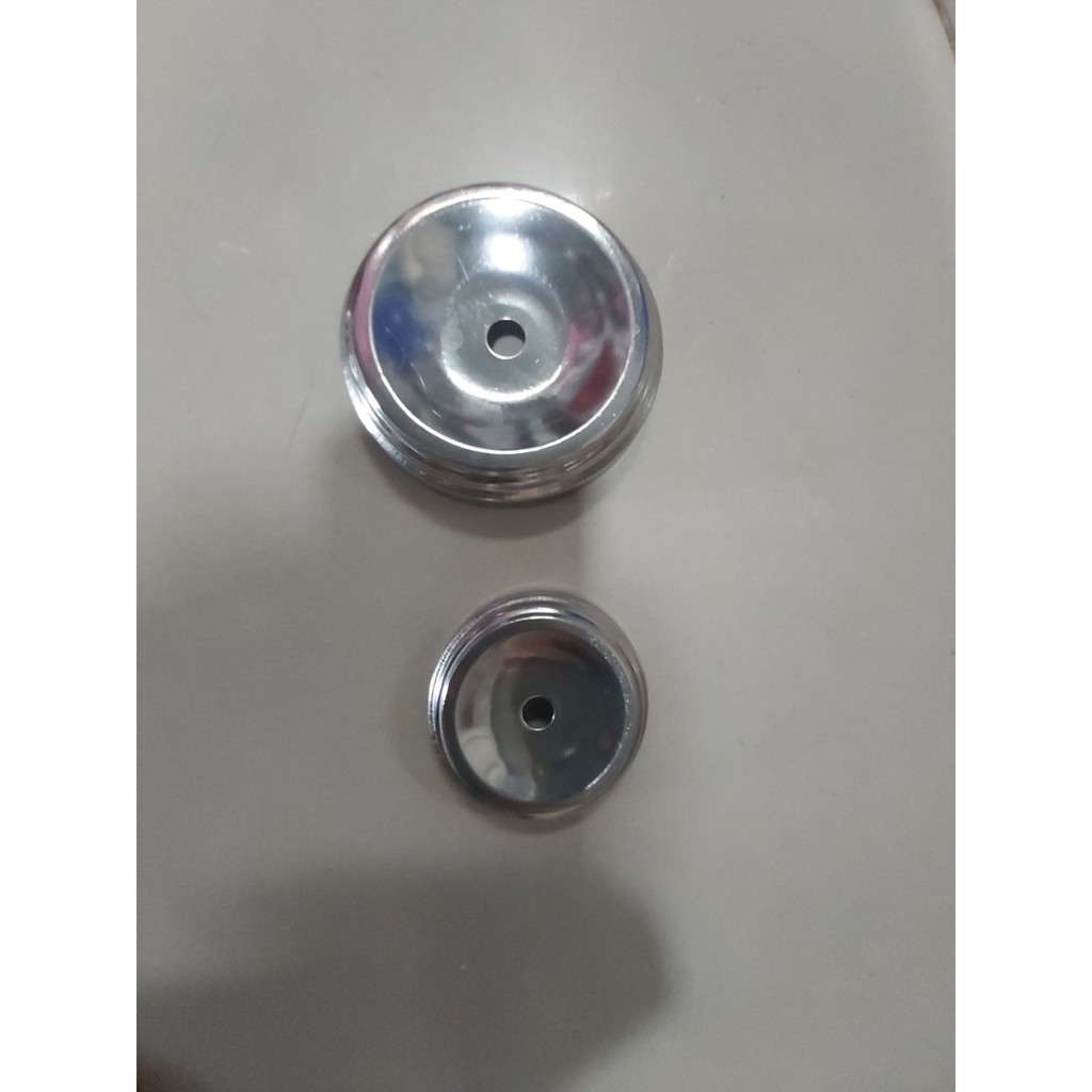 Nắp chụp inox chân đế quả cầu tròn inox phi 60 và 90